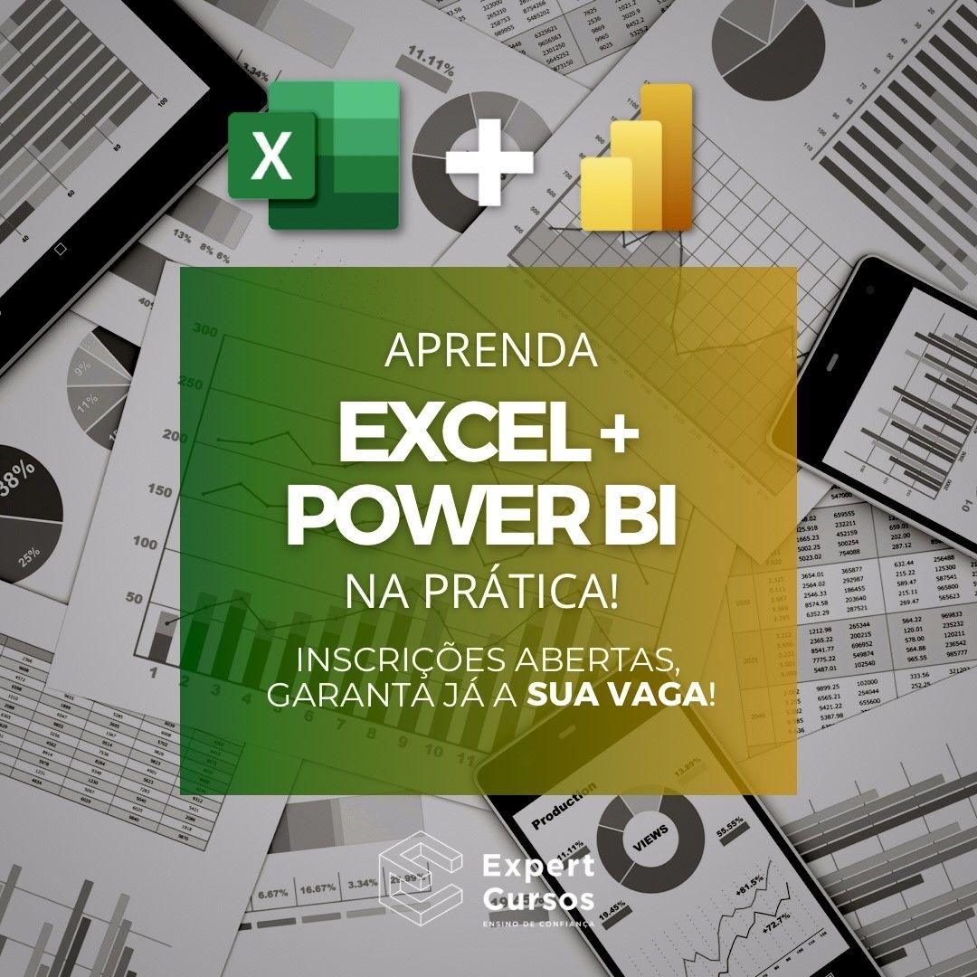 Cupom de Desconto Curso de Excel e Power BI